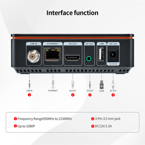 Receptor De Satélite Gtmedia V9 Prime Decodificador Dvb-s2/s