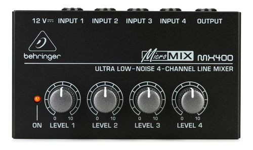 Mezclador De Línea Behringer Micromix Mx400