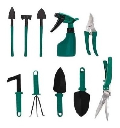 Imagen 4 de 4 de Kit De Jardinería/huerta Set Herramientas Con Maletin 11 Pcs