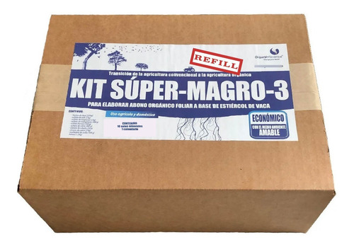 Refill Para Kit Super-magro-3 Abono Foliar Concentrado 200 L