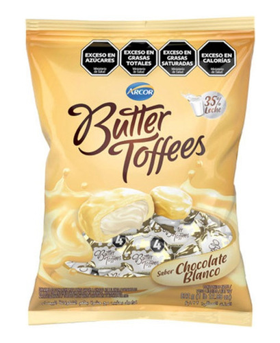 Caramelos Butter Toffees X 825gr - Arcor Oficial