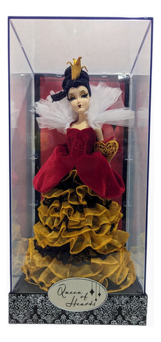 Muñeca Disney. Villains. Designer Collection Queen Of Hearts (Usado)