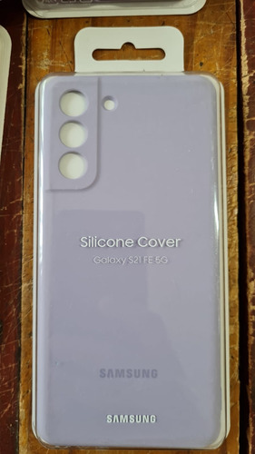 Funda Celular Galaxy S21 Fe 5g Silicone Cover Lavender Lavanda Lavender