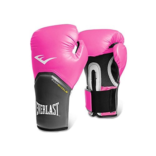 12oz Guantes de Boxeo Max Strength Color Rosa y Blanco