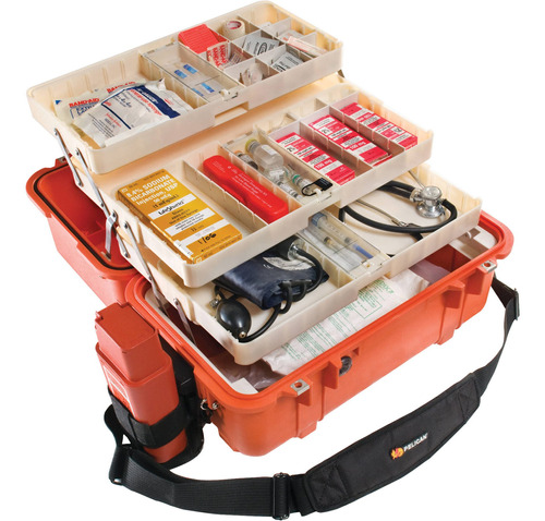 Pelican 1460ems Case With Ems Organizer/divider Set (orange)