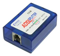 Comprar Telefono Para Modem 1 2 6p2c Rj11 Hembra Adsl Divisor Azul