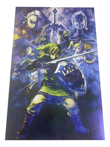 Poster Original Zelda Skyward Sword Foil