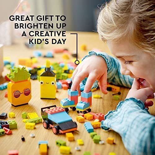 Lego Classic Creative Neon Fun Brick Box Set, Juguete De Con