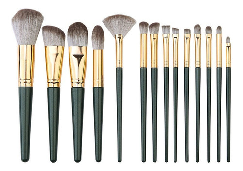 Green Cloud 14 Makeup Brush Set - Unidad a $4112