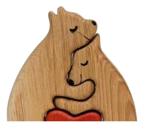 Rompecabezas De Arte Familiar De De Madera, Juguete 2