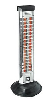 Imagen 2 de 6 de Estufa Eléctrica Vertical Cuarzo 2 Velas Tilcara