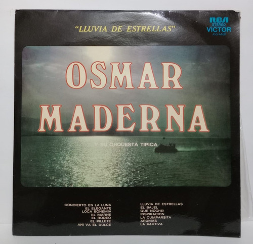 Osmar Maderna- Lluvia De Estrellas- Lp, Argentina