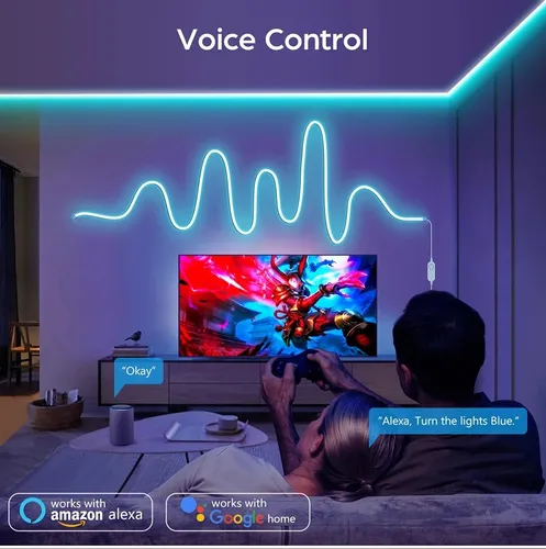 Tira Led Wifi Rgb 20 Metros Alexa Google Home App Control