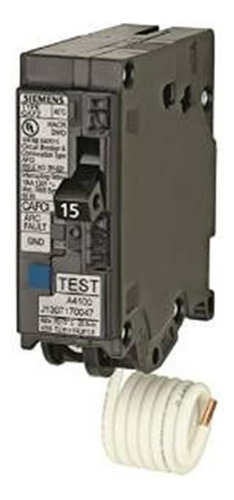 Siemens Qa115afc 15-amp Single Pole 120 Voltios Plug-on Comb