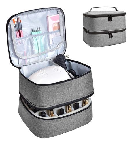 Bolsa De Almacenamiento De Esmalte De Uñas De Doble Capa