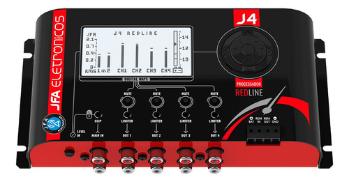 Processador De Audio Equalizador J4 Redline