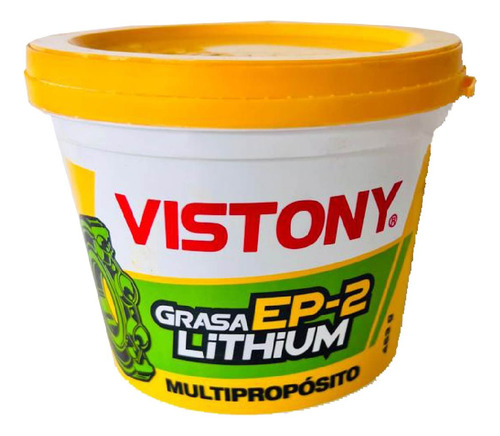 Grasa Rodamientos Multiproposito Ep2 Amarilla Vistony 453 Gr