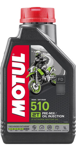 Aceite De Motor Moto 2t Motul 510 1l Pre-mix / Inyeccion 