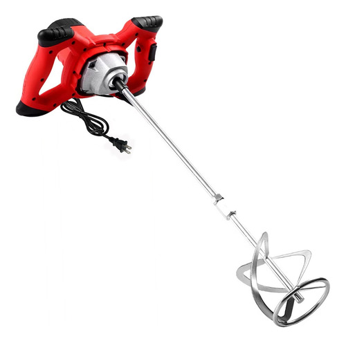 CHRISTHVAN Mezclador Eléctrico De Cemento/pintura 6 Vel. 2100w 800rmp110 V Con Enchufe Estadounidense