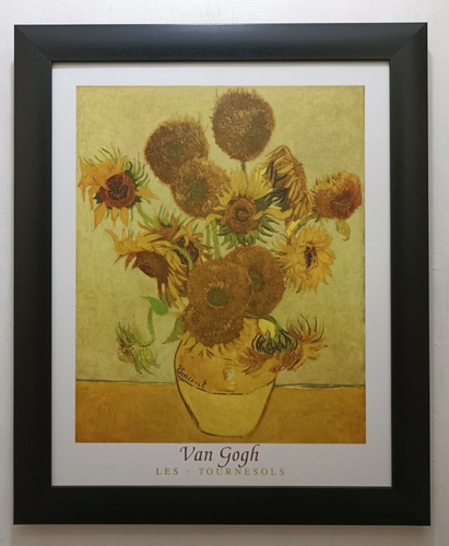 Los Girasoles / Van Gogh/ Texturarizado Enamarcado