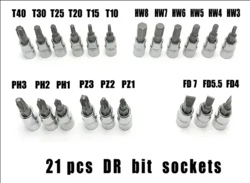 Reimay Juego De Herramientas Mecánicas Autocle Dados Acerokit 46pcs
