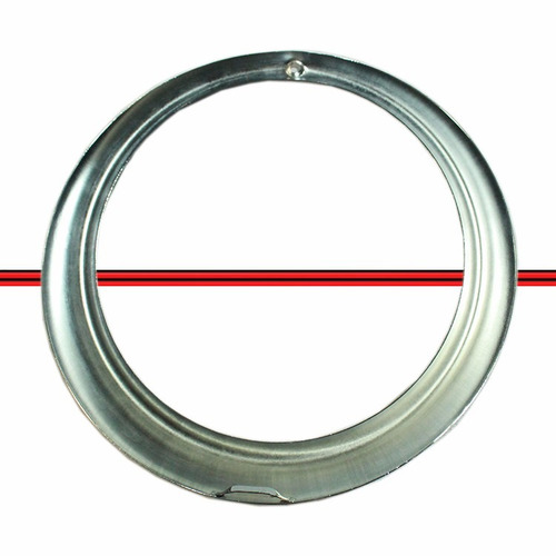 Imagem 4 de 5 de Aro Farol Fusca 76 86 1300 1500 1600 1 Furo Aco Cromado 3518