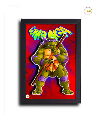 Imagen 6 de 8 de Cuadros Decorativos Tortugas Ninja- Dibujart