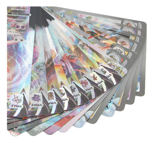 Juego De Tarjetas De Colección Brillantes De 100 Hojas, Colo
