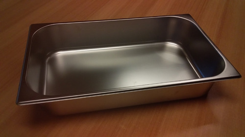 Deposito Gastronomico Tacho Acero Inox 1/1 (33x53) Alto 10cm