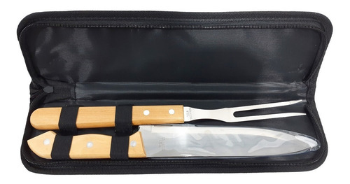 Set De Asado Kit Parrilla 2 Piezas Con Estuche Hot Sale