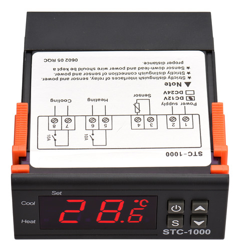 Regulador De Temperatura Con Controlador De Baja Temperatura