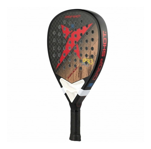 Imagen 3 de 4 de Pala De Padel Drop Shot Pacific Black Pro 2022 + Funda