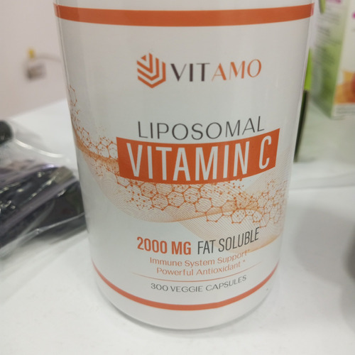 Vitamina C Liposomal Marca Vitamo 2000mg 300 Capsulas