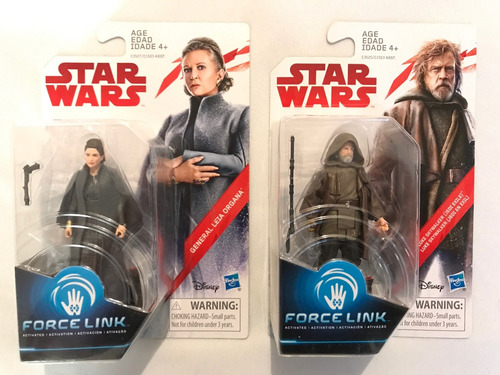 Leia Organa Y Luke Skywalker Star Wars The Last Jedi Hasbro (Usado)