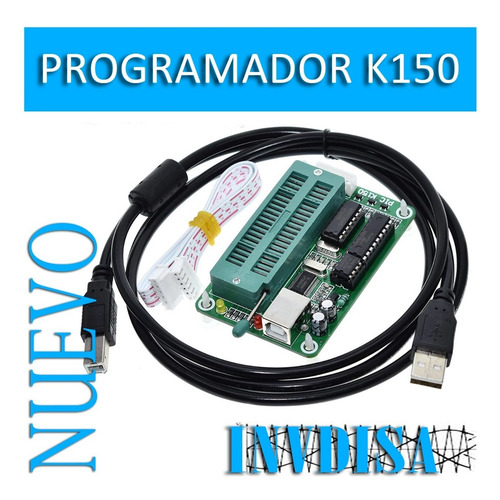 Programador Pic K150 Separadores Cable Usb Iscp - N U E V O (Usado)