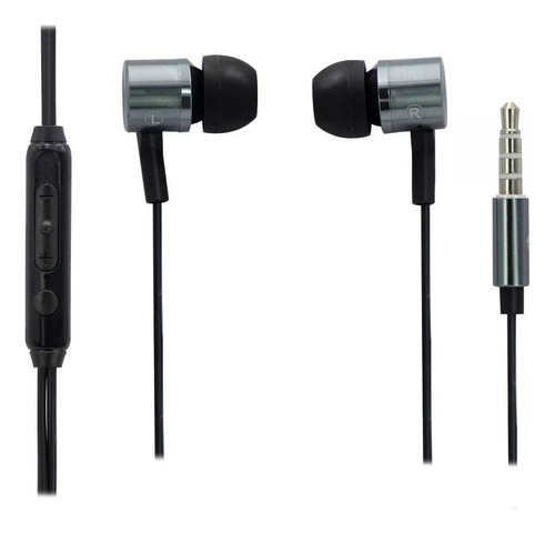 Audifonos Hp Dhe-7003 In Ear Auriculares Manos Libres Color Negro