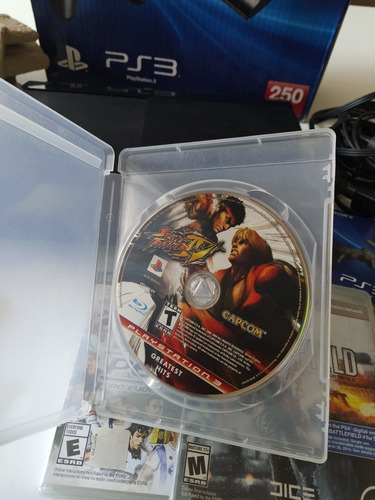 Imagen 3 de 10 de Playstation 3 Slim 250gb + 3 Juegos Físicos. Sin Joystick