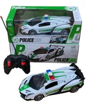 Comprar Juguete Policia Auto Radio Control Remoto Luces Babymovil