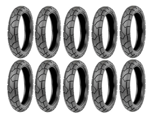 Kit Com 10 Pneu Vipal Tr400 110/90-17 Bros 150 160 Xre 190
