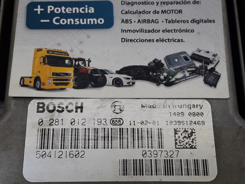 Ecu Bosch Edc16c39 Iveco Daily