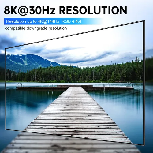 Conmutador Kvm Usb 3.0 Displayport De 8k 2 Monitores, 2 Comp