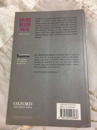 Crime Never Pays Autor Varios Editorial Oxford Books