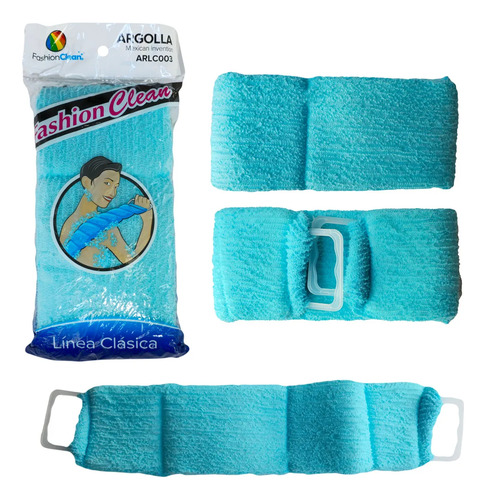 Kit 3pzs Estropajo Zacate Esponja Surtido Baño Con Argolla Surtido Rayas