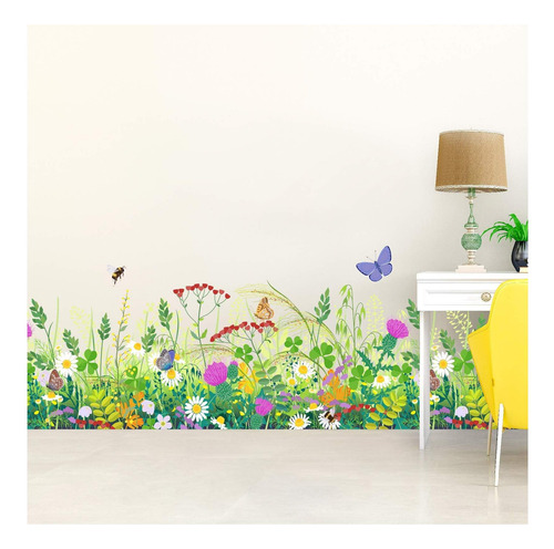 Rainbow Wsk Garden Flores Decisas De La Pared Flores Flores