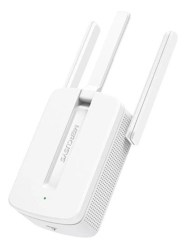 Repetidor De Sinal Wifi Wireless 300mbps 2 Antenas Mw300re Cor Branco