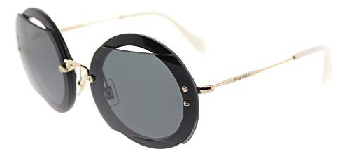 Miu Miu Mujeres Revelan Gafas De Sol, Negro/gris, De W4rl0