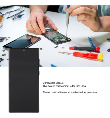 Para Samsung Galaxy S22 Ultra 5g Con Bisel Conjunto De