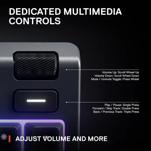 Teclado Steelseries Apex 3 Rgb Gaming Ip32 Resistente Agua