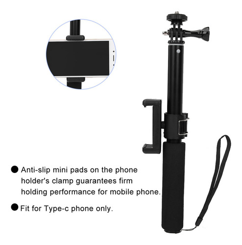 . Para Dji Osmo Pocket Gimbal Extensión Cámara Selfie Stick
