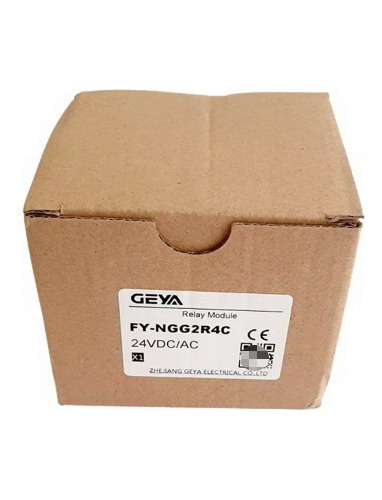 Modulo De 4 Relevadores Industriales 24 Vdc/vac